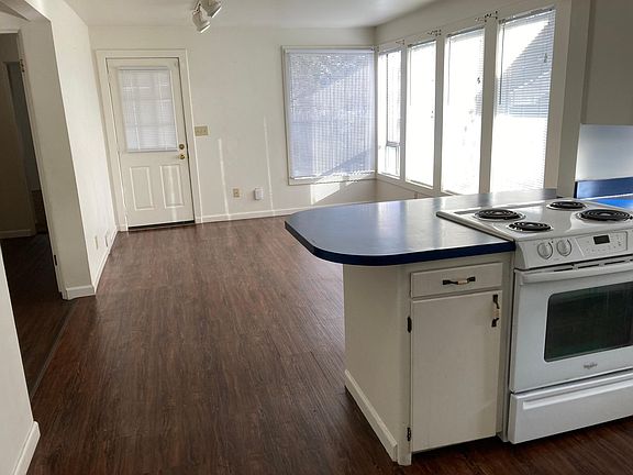 Kitchen with dining area.
