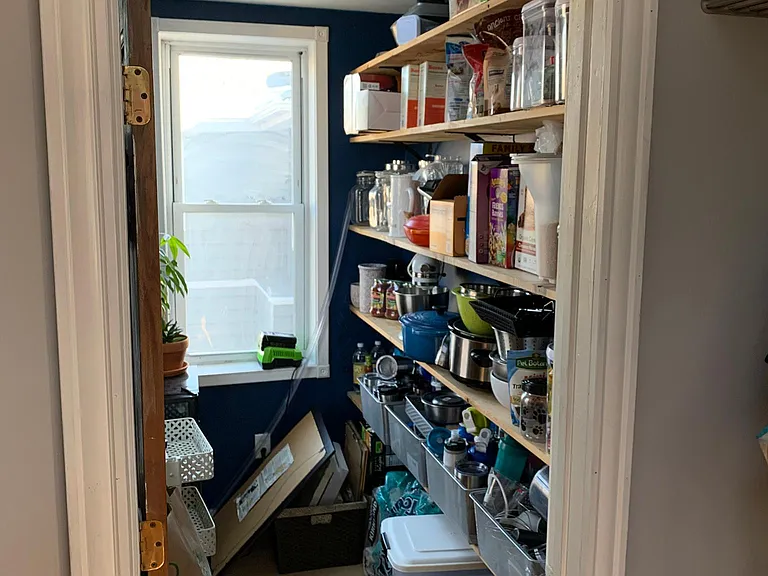 Pantry off kitchen