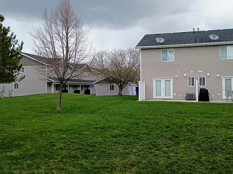 Back Door Next to Large Grassy Area