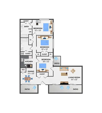 Floor plan 3A