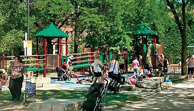Jefferson Park is Within Blocks of the Apartment Building