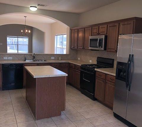 Spacious kitchen with area for a second table