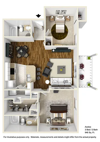 Floor plan Azalea