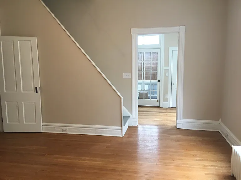 Dining room with rear maids's staircase