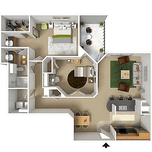 Floor plan B1