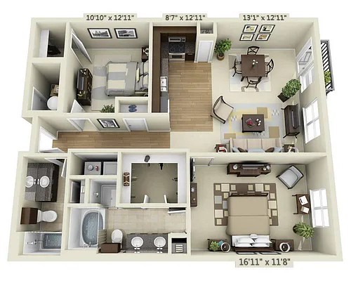 Floor plan Aqua - Genova