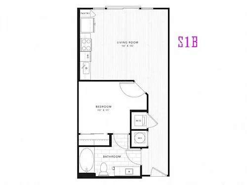 Floor plan S1B