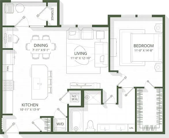 Floor plan A8a