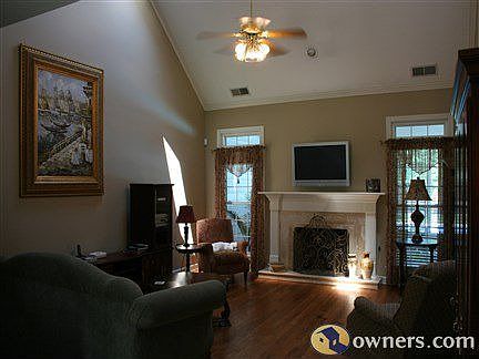 2 story living room