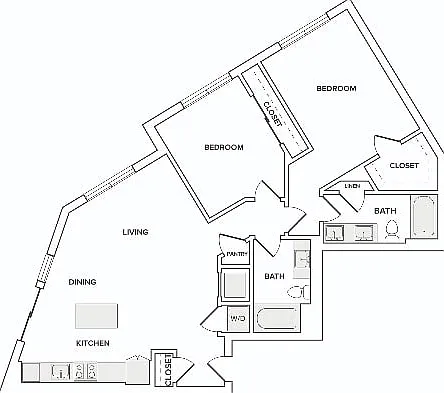 B04 2 bedroom floor plan B04 2 bedroom floor plan