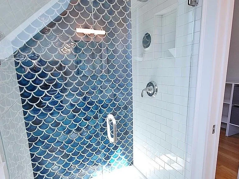 Second floor shower