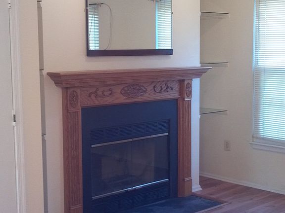fire place in living room