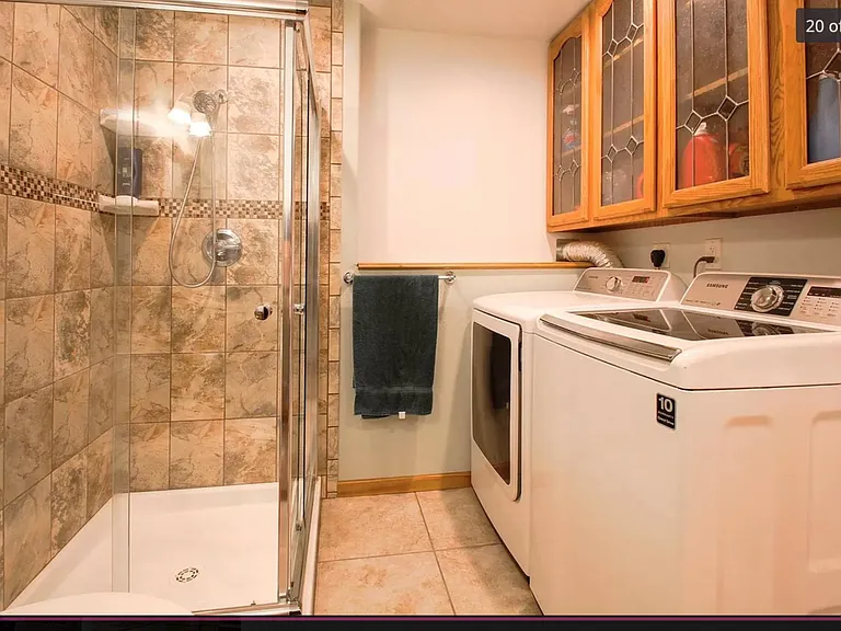 3rd Bathroom with laundry