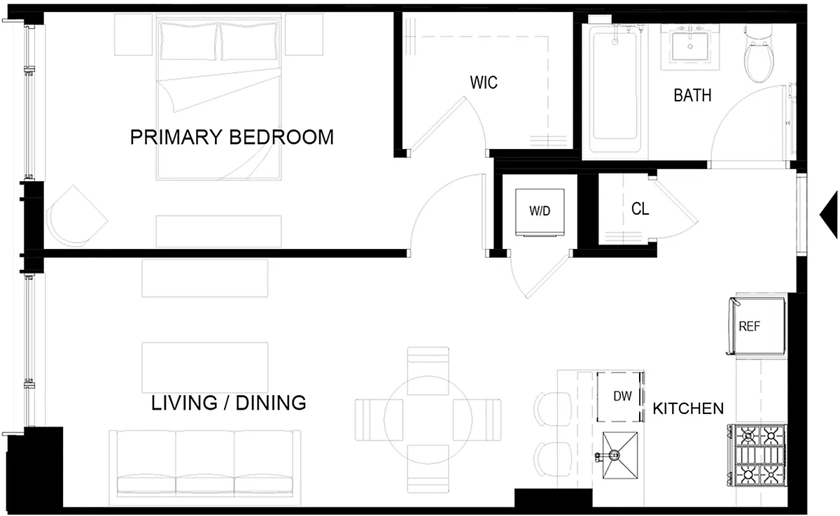 Floor plan 411-1211
