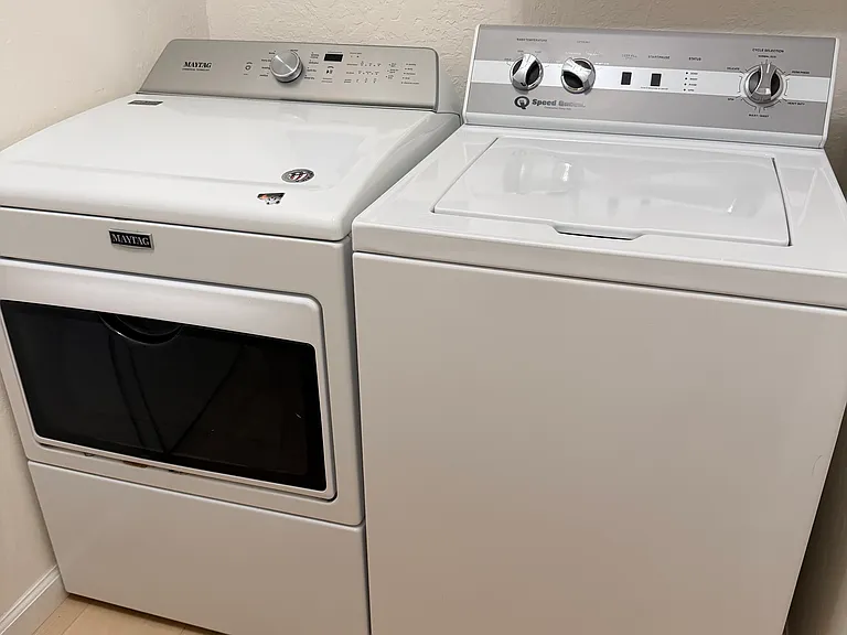 Independent Laundry room.