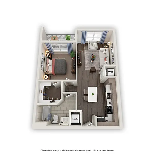 Floor plan Flagler Platinum