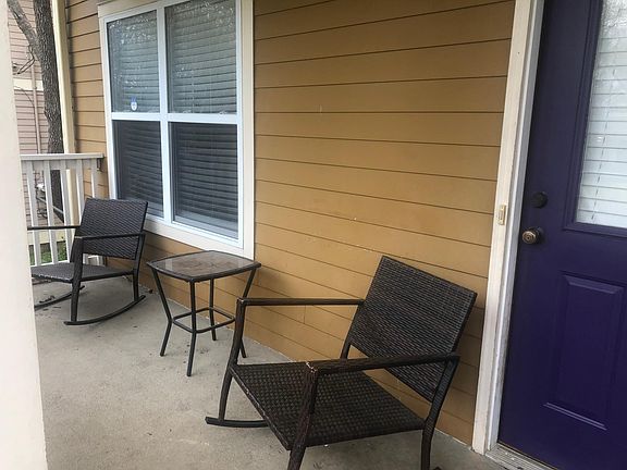 A front porch made for sitting...