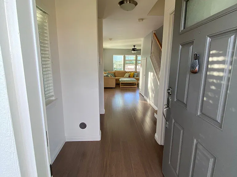 Front door entrance and foyer