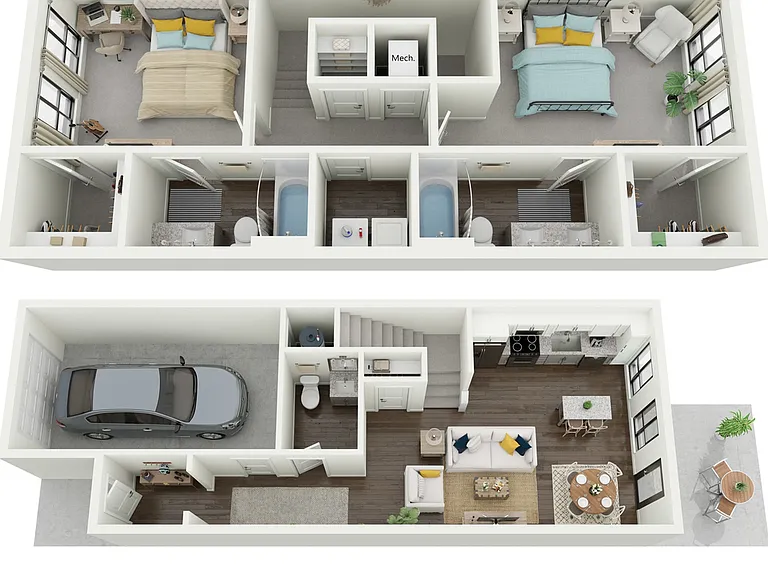2-Bed 2.5-Bath Townhome 2-Bed 2.5-Bath Townhome