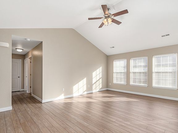 Living room with natural lighting