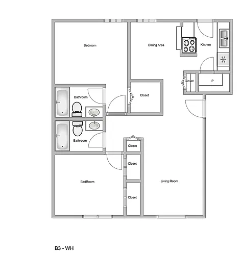 Floor plan B6