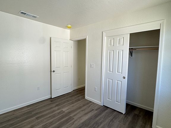 Spacious bedroom with closet.