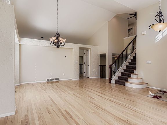 Main Floor living room and dining room