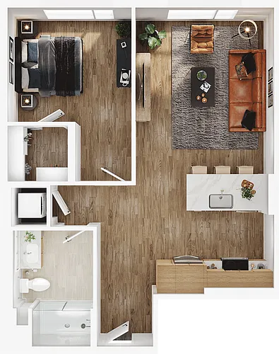 Floor plan A2-B