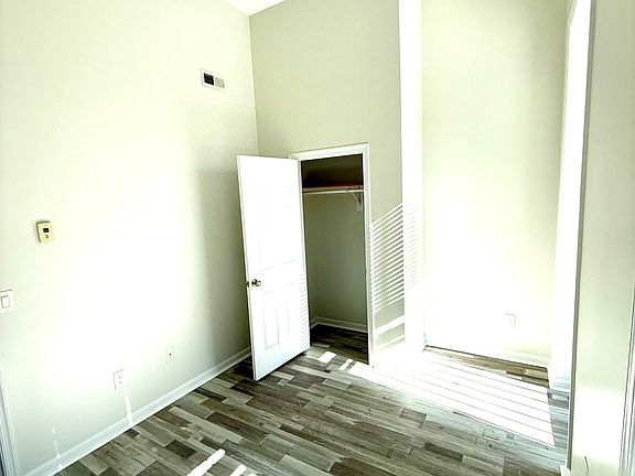 Bedroom with new flooring