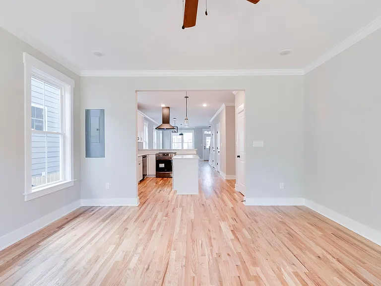 Family room leading to the back porch