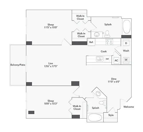 Floor plan Cleveland
