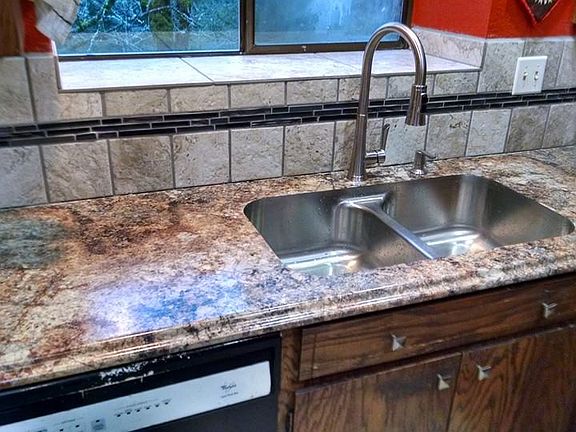 New countertops & fixtures
