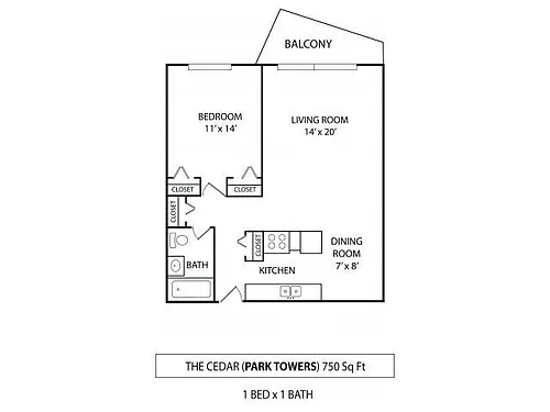 Floor plan The Cedar