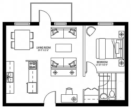 Floor plan 1 Slessor - Plan B