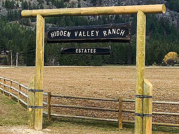 Development entrance sign