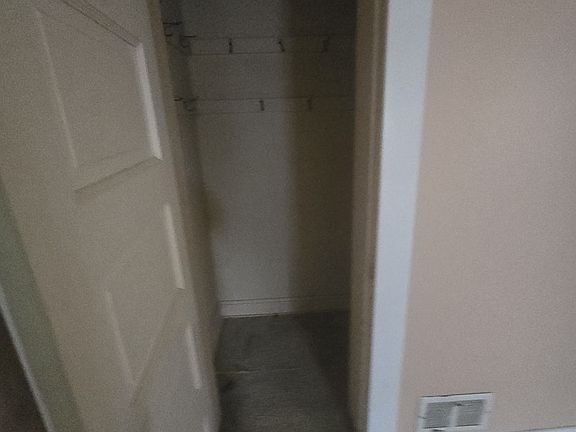 Hallway closet in living room