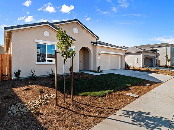 Fully landscaped front yard