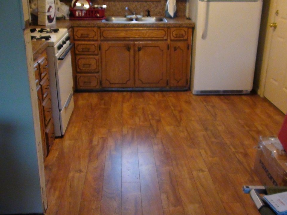 New Flooring, New Fridge