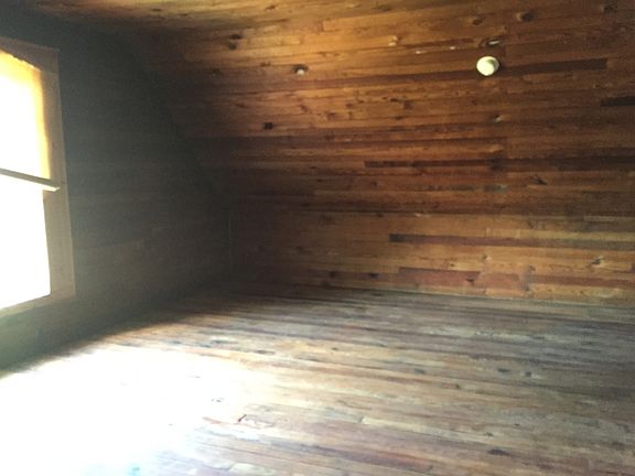 Storage area or bonus room.