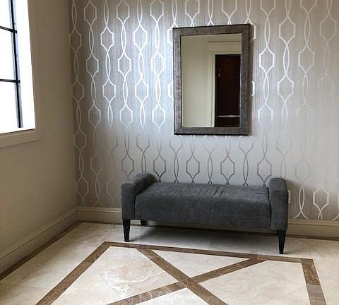 8th floor lobby when you exit the elevator