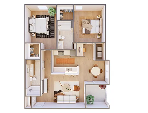 Floor plan B1