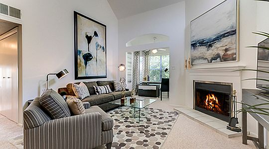 Open Living Room & Sunroom