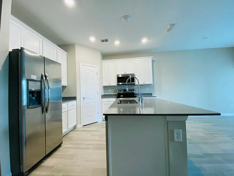 Kitchen with Large Breakfast Bar
