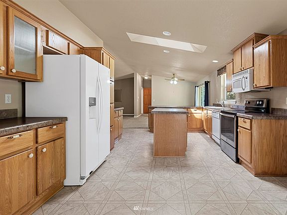 Kitchen looking to dining space