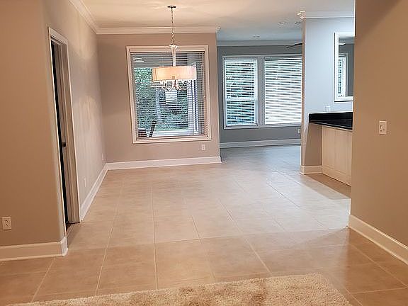 into dining and kitchen