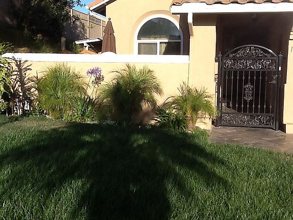 Gated cart yard entrance