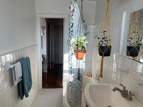 Bathroom facing out