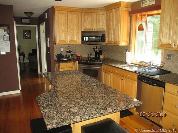 remodeled kitchen with gran...