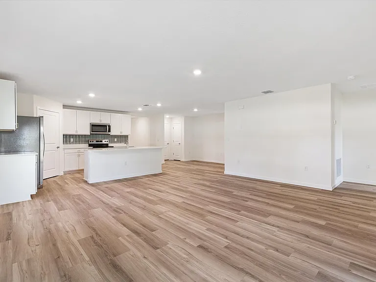 Open concept kitchen