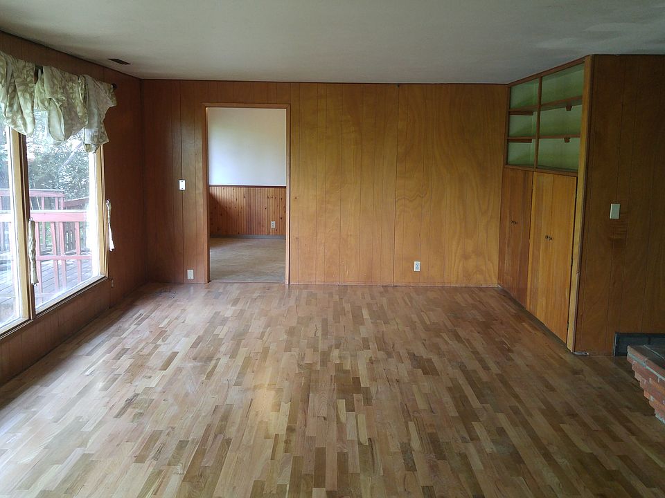 Large living room from back wall looking toward dining room